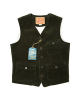 French Corduroy Workwear Waistcoat LabourUnionClothing