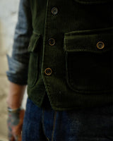 French Corduroy Workwear Waistcoat