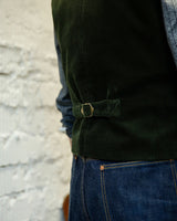 French Corduroy Workwear Waistcoat LabourUnionClothing