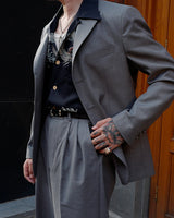 LabourUnion-handmade-clothing-american-retro-vintage-style-menswear-suit-Grey-Three-Button-Jacket