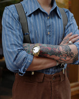 Blue Jacquard Shirt LabourUnionClothing