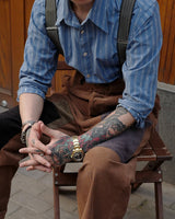 Blue Jacquard Shirt LabourUnionClothing