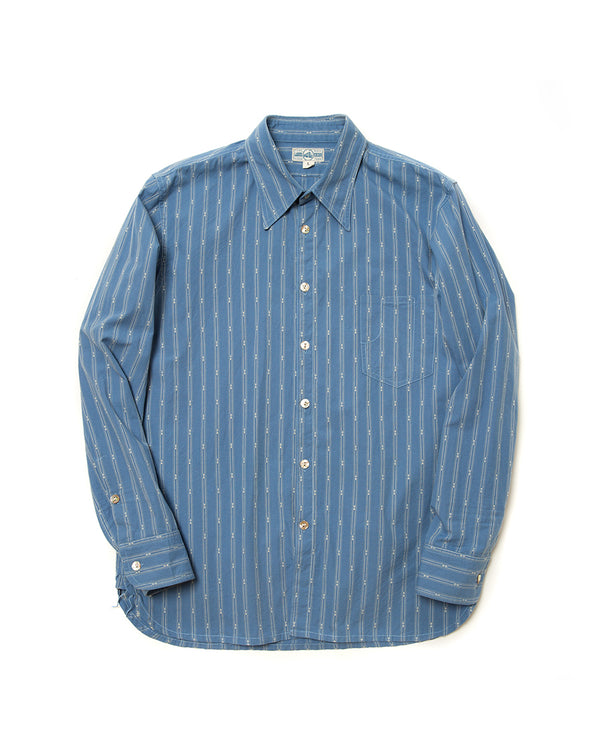 Blue Jacquard Shirt