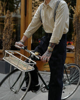 Cream Jacquard Shirt LabourUnionClothing