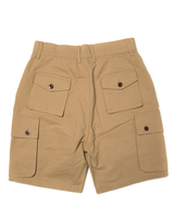 Labourunion-clothing-handemade-american-retro-vintage-style-menswear-bottom-LU160_Multi_Pockets_Khaki_Army_Shorts (1)
