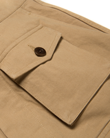 Labourunion-clothing-handemade-american-retro-vintage-style-menswear-bottom-LU160_Multi_Pockets_Khaki_Army_Shorts
