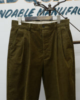 Two Tack Trousers Jacquad Corduroy LabourUnionClothing