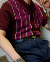 Labourunion-clothing-handemade-american-retro-vintage-style-menswear-tops-LU139_Purple_Strip_knit_Shirt