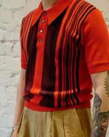 Labourunion-clothing-handemade-american-retro-vintage-style-menswear-tops-LU144_Orange_Striped_Knit_Polo_Shirt
