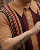 Labourunion-clothing-handemade-american-retro-vintage-style-menswear-tops-LU145_Camel_Striped_Knit_Polo_Shirt