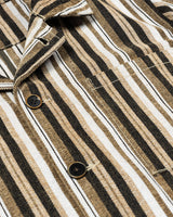Multitrack Striped Chore Jacket LabourUnionClothing