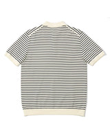 Pique Striped Polo Shirt LabourUnionClothing