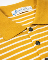 Pique Striped Polo Shirt LabourUnionClothing