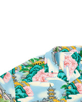 Temple Painting Printed Aloha Shirt