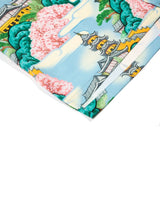 Temple Painting Printed Aloha Shirt