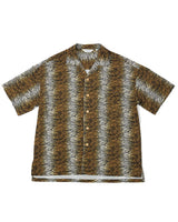 Tiger Pattern Printed Aloha Shirt LabourUnionClothing