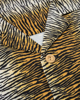Tiger Pattern Printed Aloha Shirt