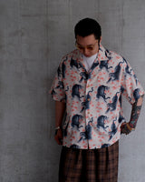 Tiger Printed Aloha Shirt LabourUnionClothing