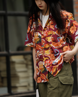 Labourunion_clothing_handemade_american_retro_vintage_style_menswear_ Hula_Girl_Burgan9dy_Aloha_Shirt