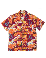Labourunion_clothing_handemade_american_retro_vintage_style_menswear_ Hula_Girl_Burgan9dy_Aloha_Shirt