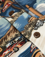 Labourunion_clothing_handemade_american_retro_vintage_style_menswear_ Surf_Burgers_Beach_Sky_Blue_Aloha_Shirt