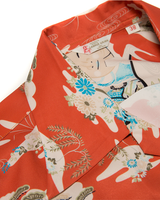 Labourunion_clothing_handemade_american_retro_vintage_style_menswear_Noh_Mask_kagura_Okina_Red_Aloha_Shirt