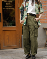 Labourunion_clothing_handemade_american_retro_vintage_style_menswear_Ukiyo-e_Mountain_Falcon_Green_Aloha_Shirt