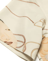 Noh Mask Aloha Shirt Special Edition White LabourUnionClothing