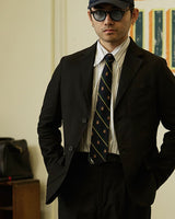 Gorge Lapel Two Button Linen Blazer LabourUnionClothing