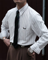 Jacquard Stripe Shirt LabourUnionClothing