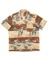 Japanese Suburban Twill Hawaiian Shirt LabourUnionClothing
