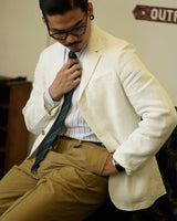 Three Button Cotton Linen Blazer LabourUnionClothing