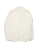 Three Button Cotton Linen Blazer