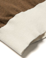 Two Tone Buttonless Polo Shirt