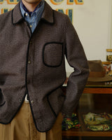 Wool Blend Three Pockets Chore Jacket LabourUnionClothing