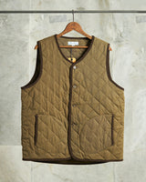 Dimond Quilting Vest Labour Union Clothing