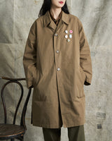 Oversized Balmacaan Overcoat Labour Union Clothing