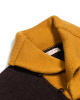 Two-tone Shawl Collar Jumper