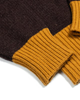 Two-tone Shawl Collar Jumper