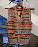Fair Isle Knitting Vest Labour Union Clothing