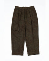 Herringbone Tweed Tapered Trousers Labour Union Clothing