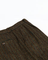 Herringbone Tweed Tapered Trousers Labour Union Clothing
