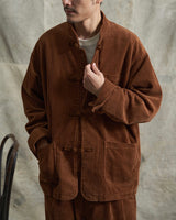 Monk Collar Chore Jacket Labour Union Clothing