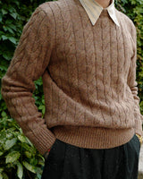 Coffee Guernsey Cable LabourUnionClothing