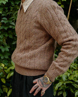 Coffee Guernsey Cable LabourUnionClothing