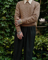 Coffee Guernsey Cable LabourUnionClothing
