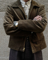 Olive 'England' Jacket LabourUnionClothing