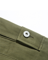 Labourunion-clothing-handemade-american-retro-vintage-style-menswear-bottoms-P44S_Army_Back_Pockets_Olive_Shorts