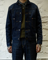 Shawl Collar Denim Jacket LabourUnionClothing