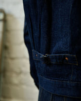 Shawl Collar Denim Jacket LabourUnionClothing